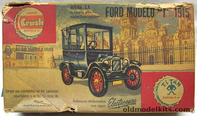 Orange Crush-Revell 1/32 1915 Ford Model T - Early Issue plastic model kit